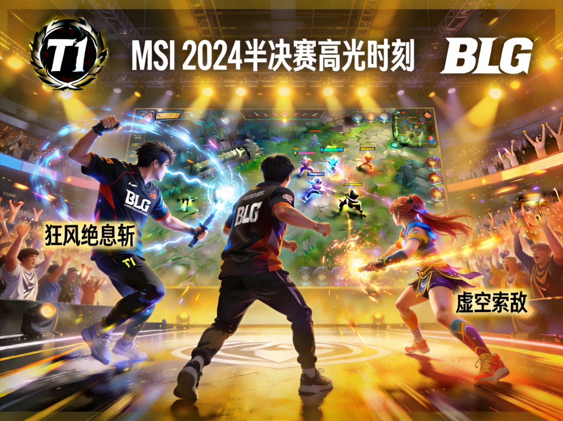 LOL MSI T1 vs BLG 高光时刻