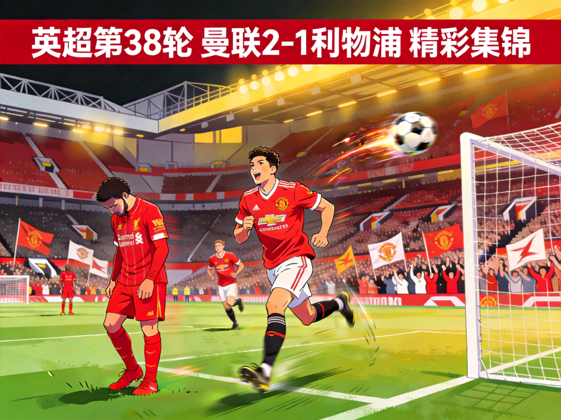 英超第38轮 曼联2-1利物浦 精彩集锦
